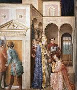 ANGELICO  Fra, St Lawrence Receives the Treasures of the Church